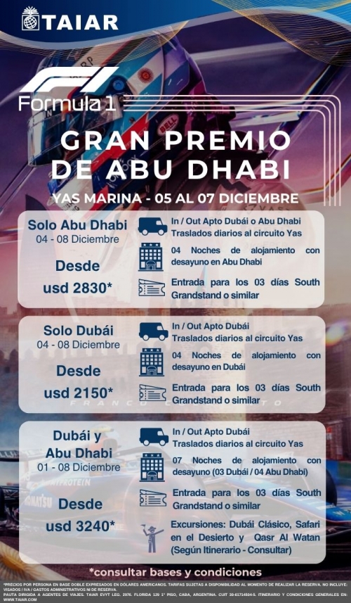 F1: GRAN PREMIO DE ABU DHABI 2025