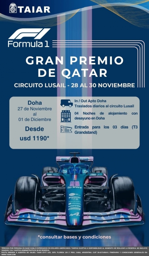F1: GRAN PREMIO DE QATAR